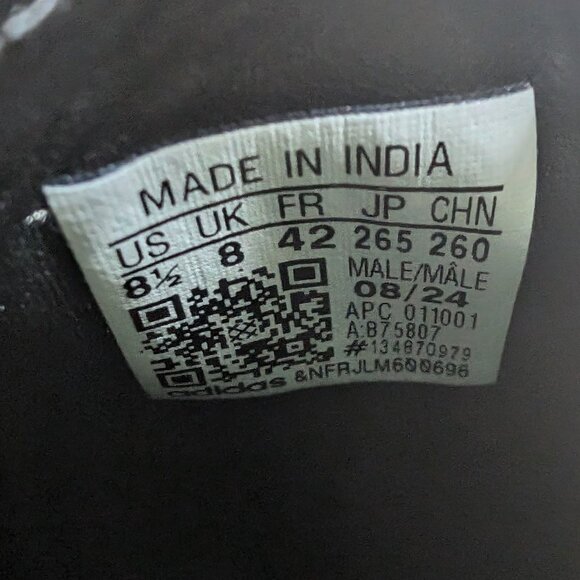 Adidas Samba OG Black Gum US MEN Size 8.5 excellent condition - Picture 5 of 8